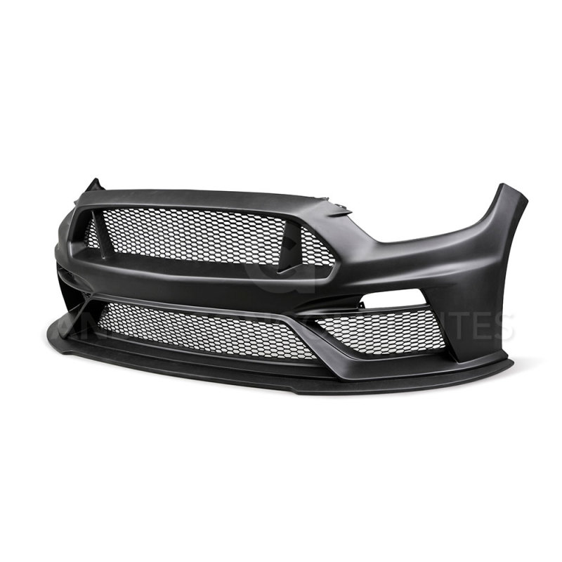 Ford Mustang Front Bumper - Anderson Composites - Type-TT Fiberglass - Matte Black - `15-`17 Ford Mustang Front Bumper - Anderson Composites - Type-TT Fiberglass - Matte Black - `15-`17